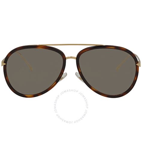 ff 0155 s fendi|Fendi Grey Ivory Pilot Ladies Sunglasses FF 0155/S 0C1/UE 57.